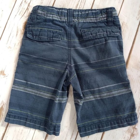 Cherokee Boys' Navy Blue Striped Shorts Size 6 - Picture 2 of 5